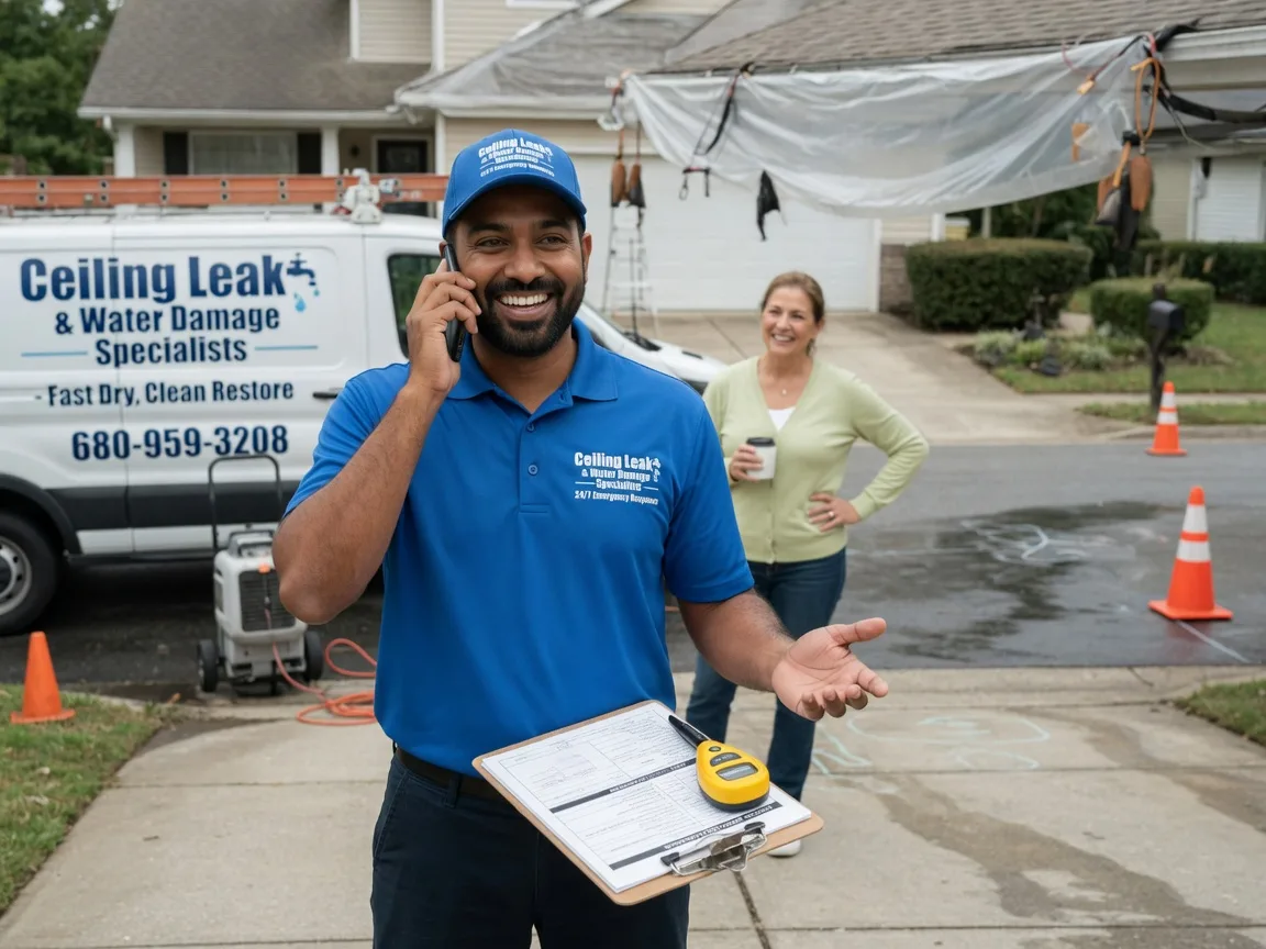 Ceiling Leak Cleanup Veguita, NM FAQs